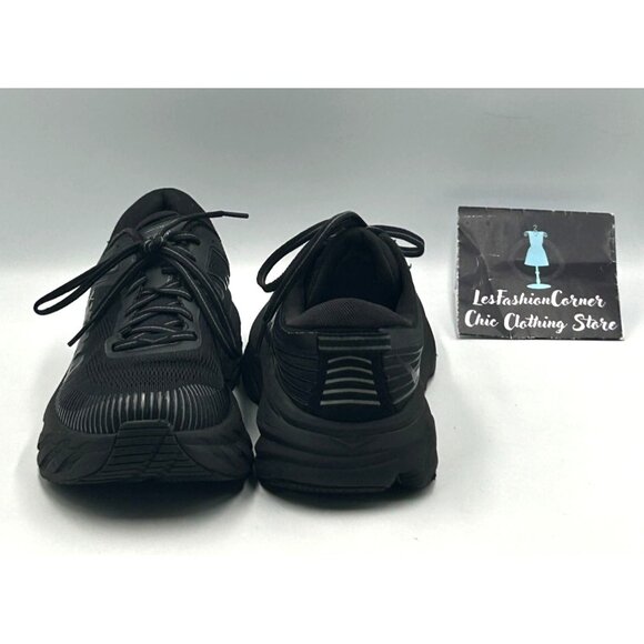 Hoka One One Women's Black Bondi 7 Wide Running Shoes Size 8.5 D 3077 - Picture 10 of 16